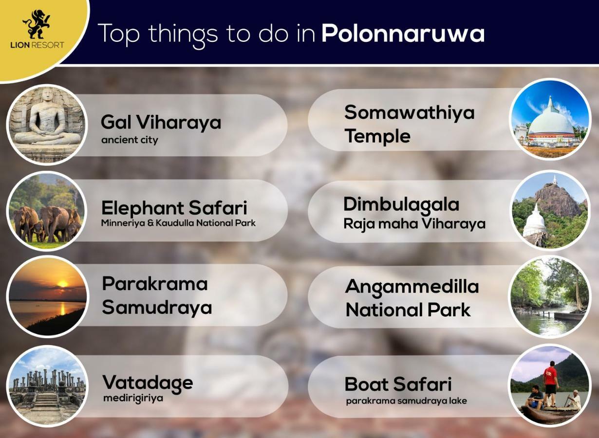 Lion Resort Polonnaruwa Exteriör bild